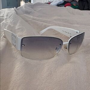 CHANEL White Sunglasses